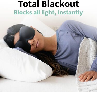 Маска для сну Nidra Konturierte для тих, хто спить на боці - нульовий тиск, блокує світло, фіолетова, стандартний розмір