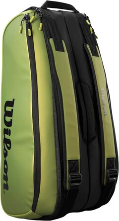 Тенісна сумка WILSON Super Tour Blade, 9 шт. зеленого кольору