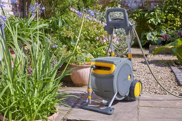 HOZELOCK Auto Reel 40M: Автоматичний шланг на котушці. Зручна установка, шланг 40м, аксесуари, 5 років гарантії. [2595R0000]