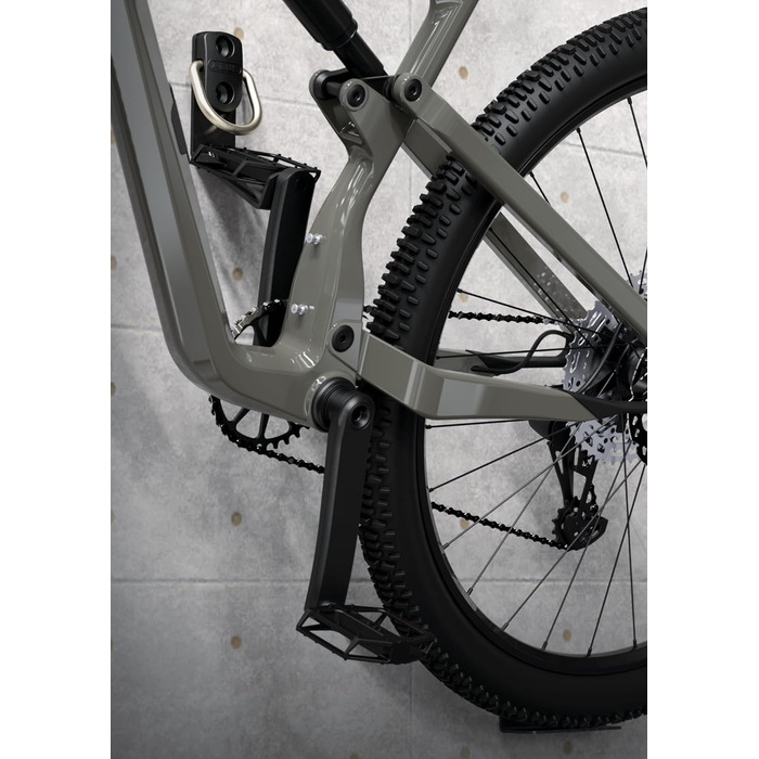 Настінний анкер ABUS з настінним кронштейном WBA65 B/BS тримач для велосипеда тримач для велосипеда для електровелосипедів та велосипедів компактний захист двоколісних транспортних засобів у гаражах та підвалах