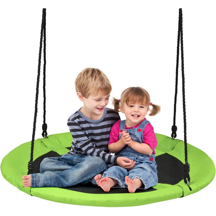 Шоукель DREAMADE для саду: регульована висота, φ100 см, до 150 кг, для дітей та дорослих (зелений)