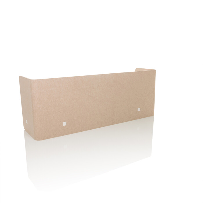 Акустична перегородка для офісу FLEXMIUT U 160x40x60 PET бежева hjh OFFICE