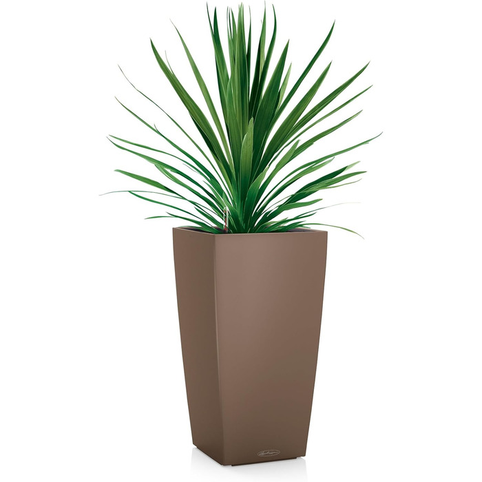 Горщик Lechuza Cubico 40 Комплект (Мускат, 29.5x29.5x56.5 см)