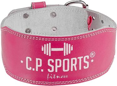 Жіночий пояс CP Sports Lady зі шкіри лосося, жіночий пояс для важкої атлетики, що підтримує пояс L 84-99 см