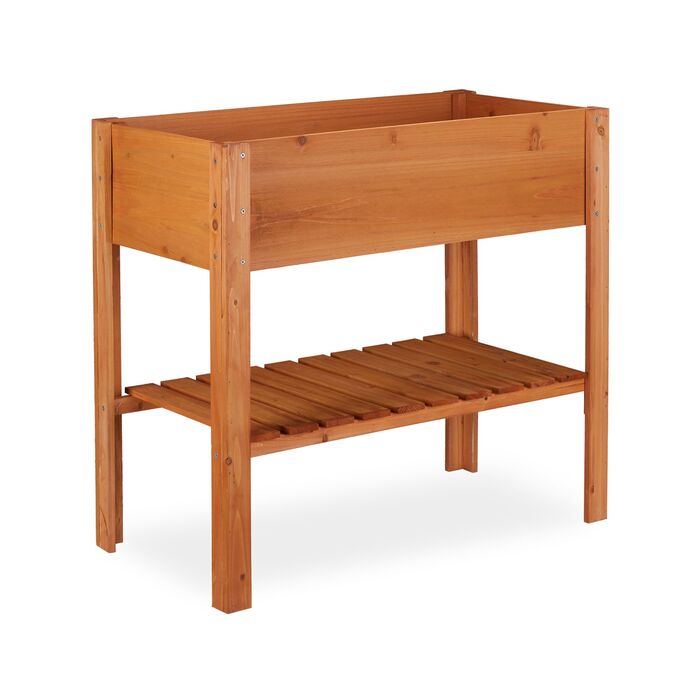 Грядок Relaxdays з дерева, світло-коричневий