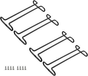 Набір підставок для келихів GeLive, 2 шт., чорний: органайзер для кухні та бару