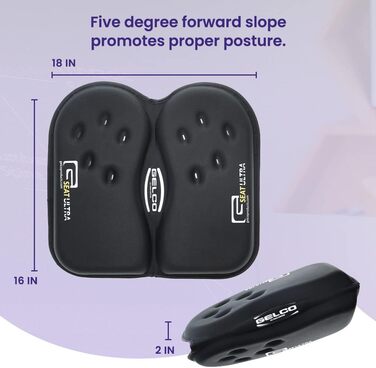 Крісло-подушка G Seat Ultra: ергономічна гелева подушка для сидіння, портативна