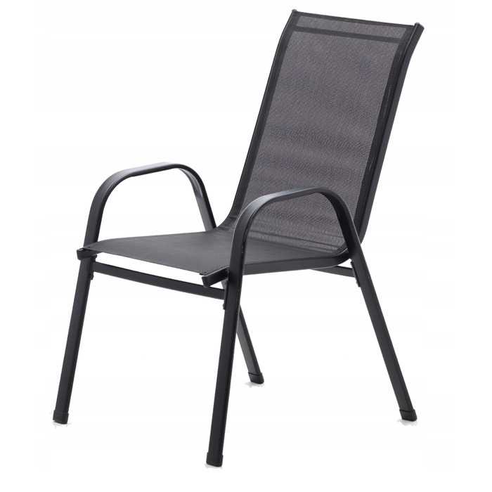 Комплект садових меблів GardenLine, метал, чорний, 5 предметів