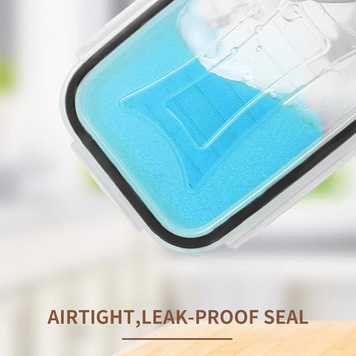 Набір контейнерів Skroam 36 шт. для зберігання продуктів - BPA-free, з кришкою, для круп, цукру, макаронів та інших продуктів