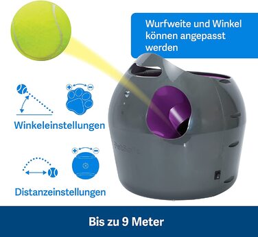 Автоматична іграшка для собак PetSafe, інтерактивна пускова установка для тенісних м'ячів для собак, водонепроникна, (1 упаковка)