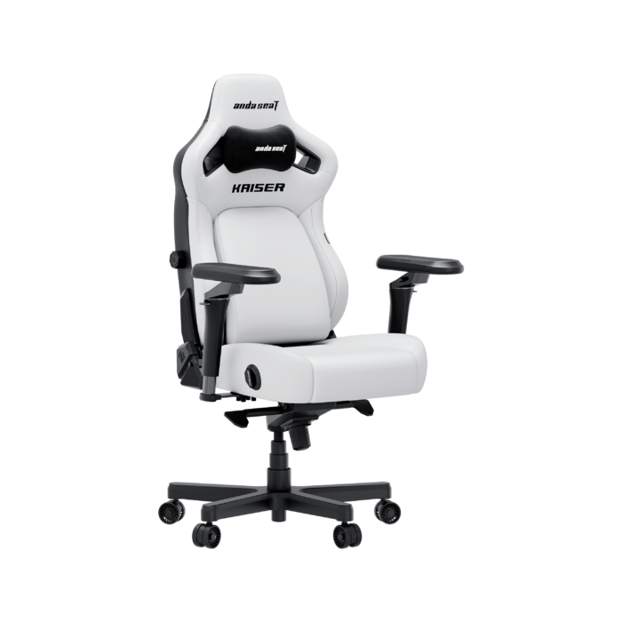 Крісло геймерське ігрове Anda Seat Kaiser 4 V2 Size XL White PVC