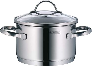Набір каструль WMF Provence Plus 4 шт. з кришками, індукційний, нержавіюча сталь, полірований, без покриття