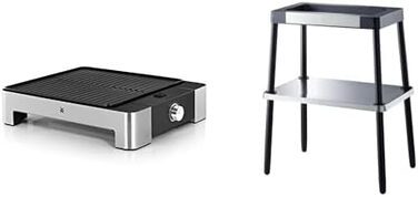 Електрогриль WMF Lono Quadro: компактний, нержавіюча сталь, 1250W, для дому, легко миється