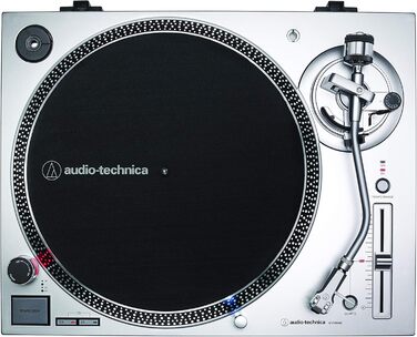 Програвач вінілу Audio-Technica LP120XUSB чорний, з прямим приводом, аналоговий та USB, комплект з карбоновою щіткою