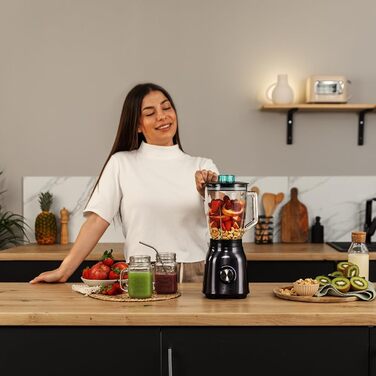 Cecotec Standmixer Power Black Titanium 2500MAX Go: 2500 Вт, титанове покриття, 1,8 л, 5 швидкостей + пляшка