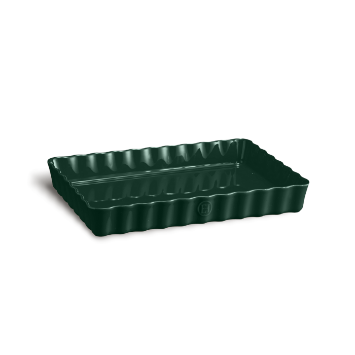 Форма для запікання Emile Henry Ovenware 1.9 л, 34x24х5 см, темно-зелений (076038), Cèdre