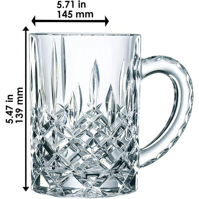 Пивний кухоль Nachtmann Noblesse 600 мл кришталеве скло, прозорий - 1 шт.