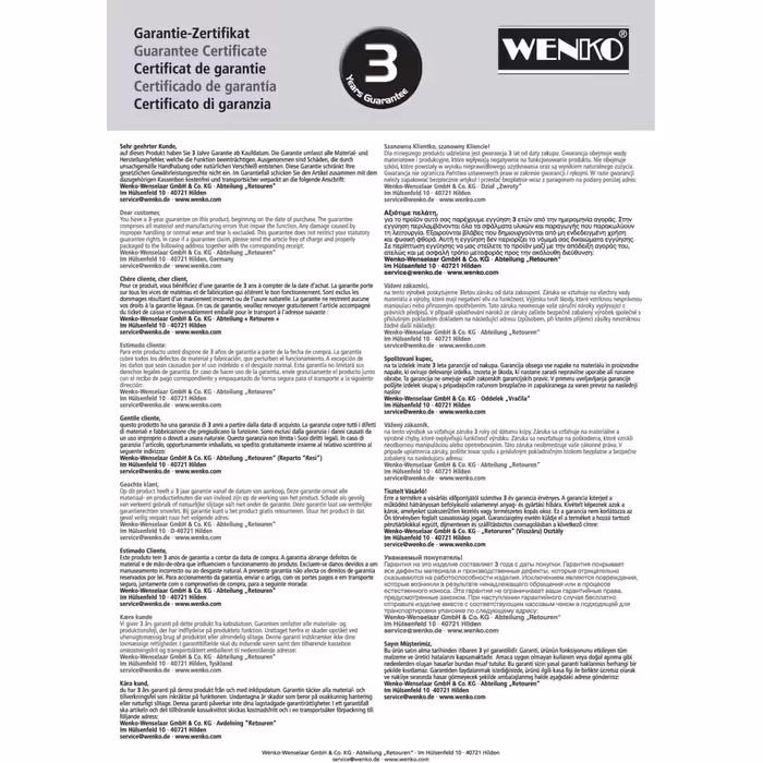 Підлоговий набір для туалету WENKO Acate з силіконовою щіткою, хромований