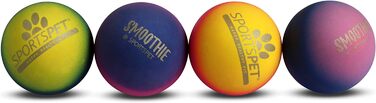 М'ячі для собак SPORTSPET Tough Bounce, міцні та надійні, 65 мм, 4 упаковки