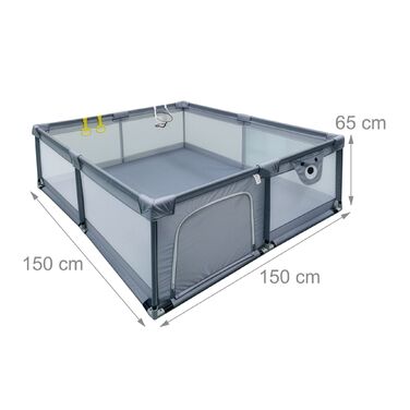 Дитячий манеж Relaxdays з 50 м'ячиками