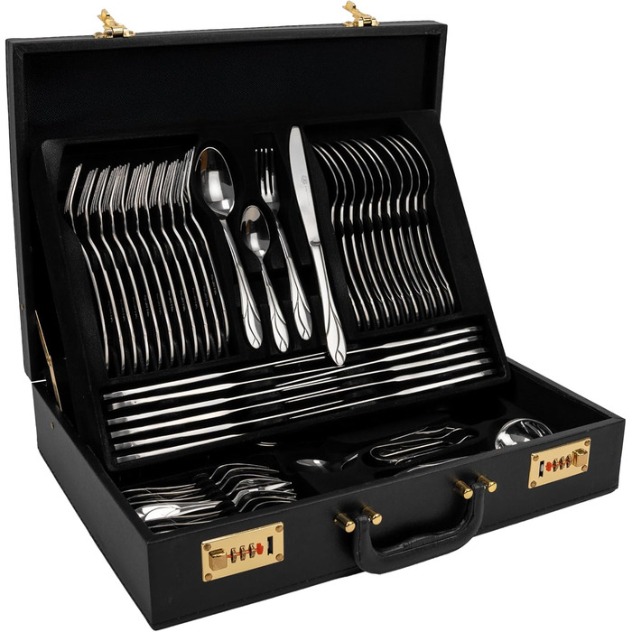 Набір столових приборів Karl Hausmann на 12 осіб (72 шт.) - нержавіюча сталь, для миття в посудомийній машині