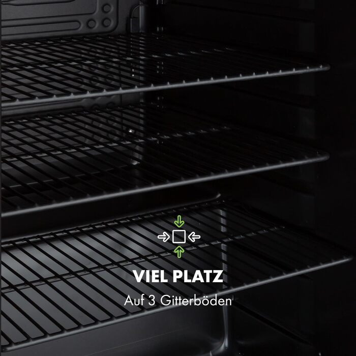 Klarstein Mini-холодильник з скляною дверцятами, 48 л, для кімнати та офісу, з висувною полицею, тихий, 0-10°C, червоний