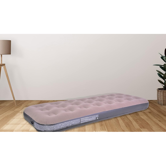 Надувне ліжко/кемпінгове ліжко AVENLI бежево-сіре 1973x22 см