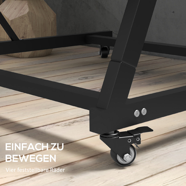 Сходинка для рослин / Квіткова сходинка / Полиця для рослин, стельова, стійка до погодних умов, 65 x 67 x 145 см, сірий + чорний