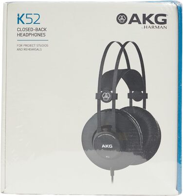 Навушники для моніторингу AKG K92, закриті, світлі, чорні, (одинарні, K52)