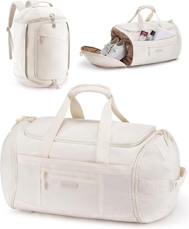 Спортивна сумка LOVEVOOK для жінок та чоловіків, велика сумка для тренувань та подорожей з відділенням для взуття та мокрих речей, водонепроникна, 45L (51*28*32 см)