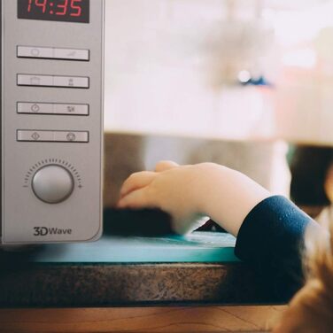 Мікрохвильова піч Cecotec Pro Clean 5020 Mirror 20л, 700 Вт, нержавіюча сталь, LCD дисплей, 8 програм, 3D Wave, функція Ready 2 Clean