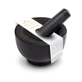 Набір для стукання та перетирання Granit з підставкою, класичний лак