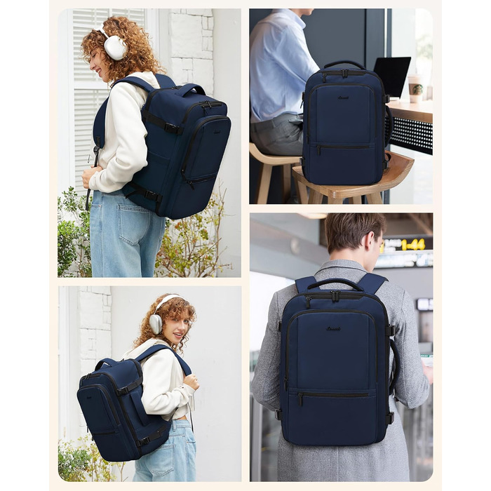 Рюкзак ручної об'єм OVEVOOK: дорожній, 40л, для ноутбука 17