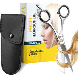 Ножиці для волосся SCHMIEDWERK гострий зріз жіночі та чоловічі професійні ножиці для стрижки волосся (сріблясті)