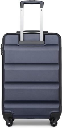 Чемодан-валіза KONO на коліщатках, середній, з ABS пластику, блакитний (колекція)