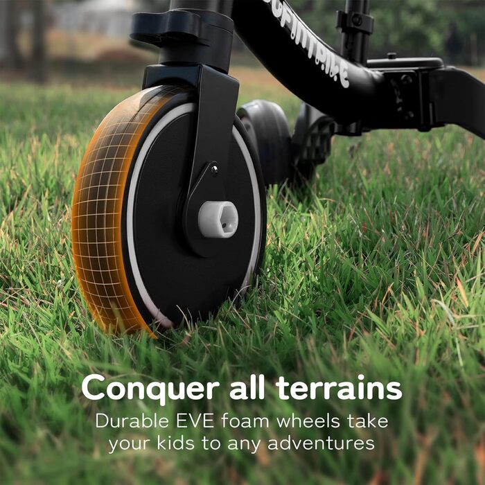 Бесрей 5-в-1 Дитячий Біговел-Трохоліг для Малюків 1-4 Років (Чорний)