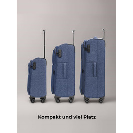 розмір: набір валіз (3 шт.) з 4 колесами, розширюваний