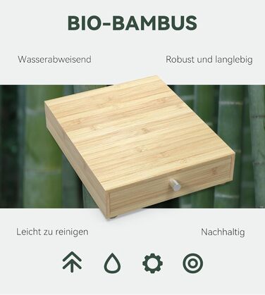 Організатор для капсул Nespresso та Lavazza, бамбук, на 48 капсул. Підставка під кавомашину