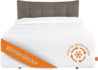 Сліпінг: Зимова ковдра з мікрофібри 135x200 см, тепла, 1.685 гр, Оeko-Tex, прання 60°C