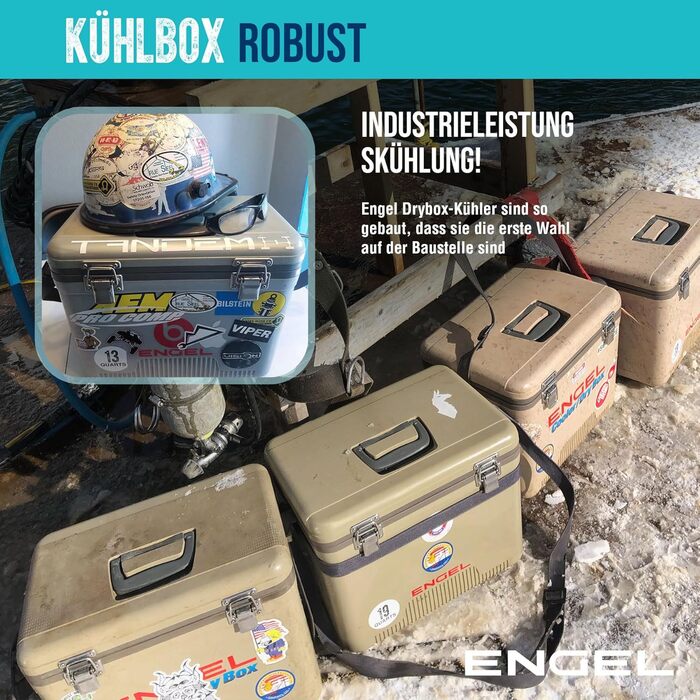 Термобокс ENGEL 30qt (28.4л) герметичний, портативний для кемпінгу, пікніка, туризму - охолоджувач без електрики, колір: блакитний