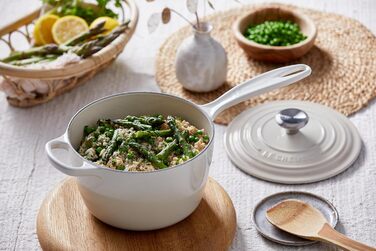 Каструля з нержавіючої сталі Le Creuset Signature, 18 см, 1.8 л, для всіх типів плит (включно з індукцією), 18 см, сірий, 21181180902430