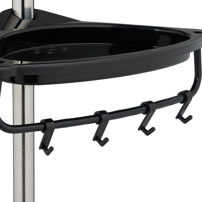 Поличка для душу Relaxdays, телескопічна