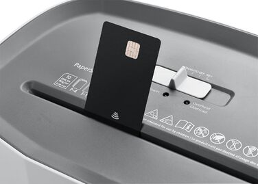 Шредер Dahle PaperSAFE PS 140: безпечне знищення документів, рівень P4, 10 аркушів, сірий