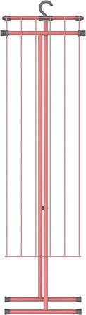 Сушарка для білизни Rrets компактний гачок для зберігання-практичний і міцний-займає мало місця-90x32x83 см-сушильна поверхня 5,5 м-Дизайн і якість найпотужнішою в Швеції сушильної стійки (Rose)