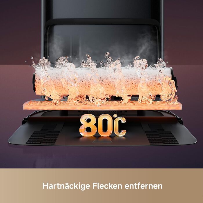 Робот-пилосос Mova Z60 Ultra Complete з вологою тканиною 28000 Па, LiftPro, перешкоди 8 см, DToF+Dual Laser+RGB/LED, AutoShield для килимів, MaxiReach моп & щітка, чорний