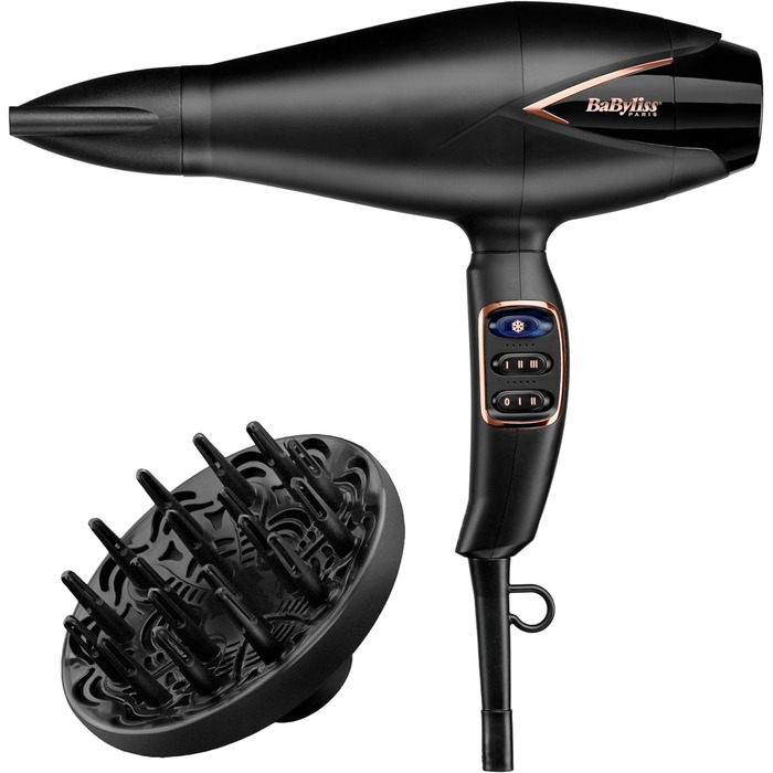 Фен BaByliss Salon Air Brilliance з цифровим мотором, D665E HaartrocknerSalon Air Brilliance