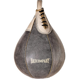 Боксерська груша з волової шкіри в стилі ретро для поганої компанії, середній і підвісний м'яч для перфорації
