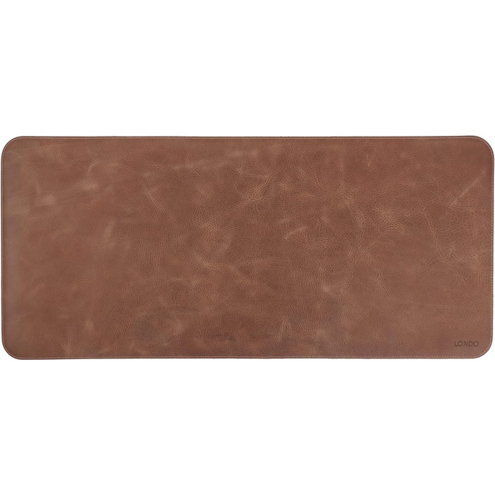 Килимок для миші Londo Echtleder з натуральної шкіри, великий, з антиковзаючою основою та гладкою поверхнею (Mink)
