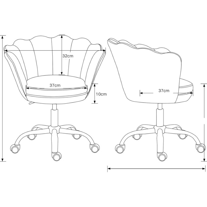 Дитячий стіл-крісло регульоване, поворотне крісло з оксамиту, крісло для навчання для дівчаток, кольоровий рожевий