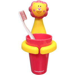 Підстаканник для зубів з чашкою, тримач для зубних щіток у вигляді тварини (лев)